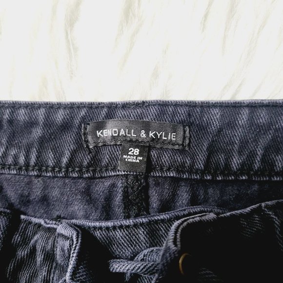 Kendall and Kyle Womens Black Denim Jean Mini Skirt - Picture 3 of 3
